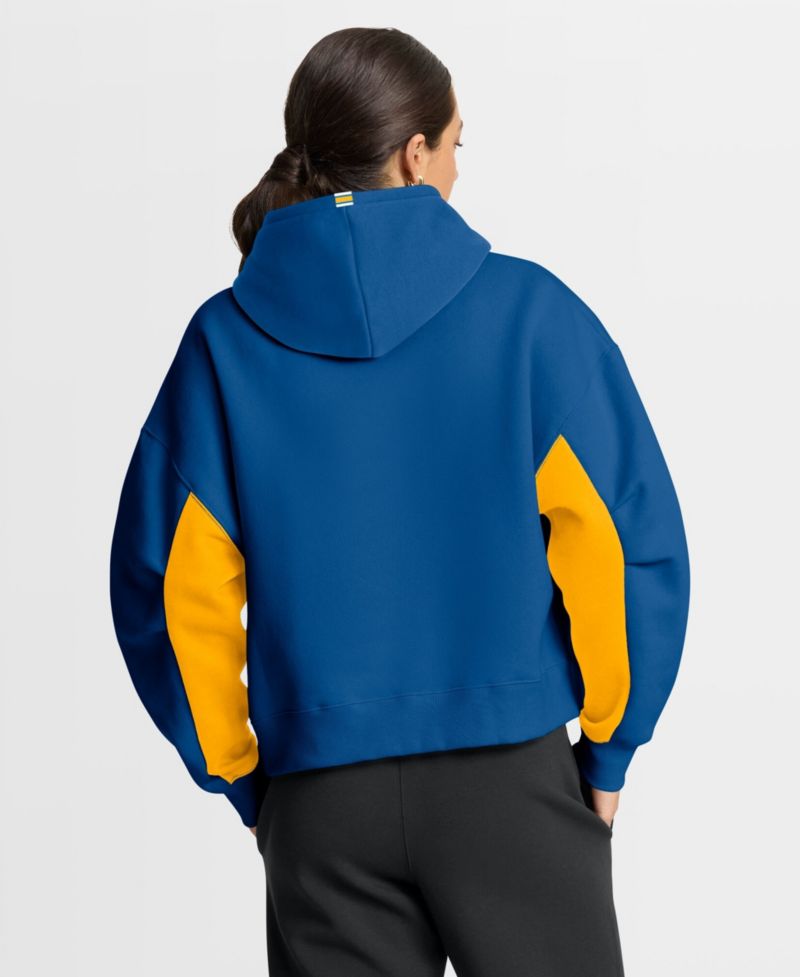 Women's Blue St. Louis Blues Back Check Boxy Hoodie