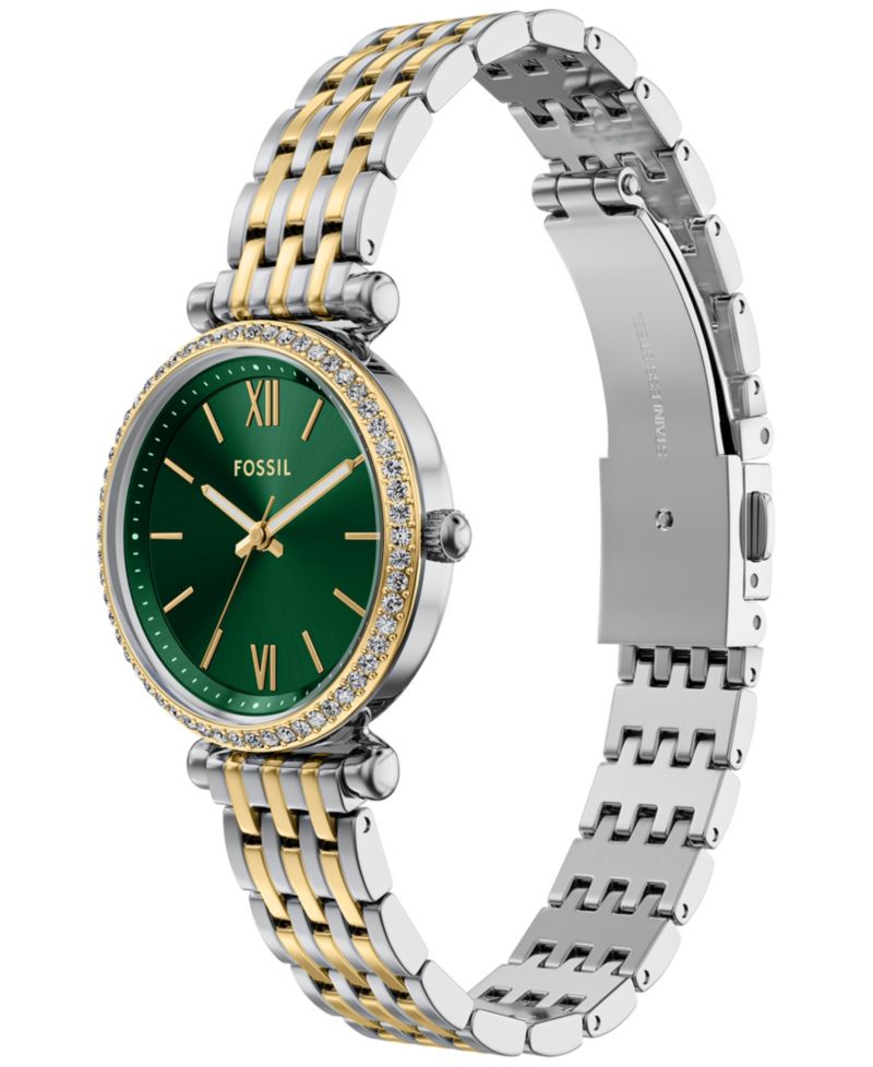 Women's Carlie Three-Hand Two-Tone Stainless Steel Watch, 28mm
