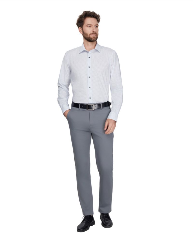 Men's Slim-Fit Stretch Dress Shirt