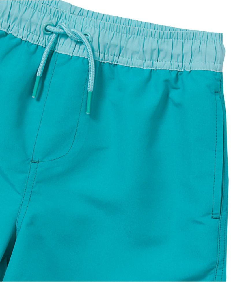 Boys Chlorine Resistant 5in Swim Trunks with Mesh Liner