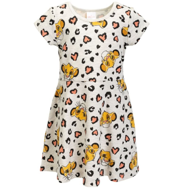 Girls Disney Lilo & Stitch Simba French Terry Skater Dress to