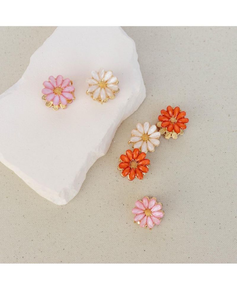 Women's Mini Claw Clip Set of 6 - Daisy Blooms