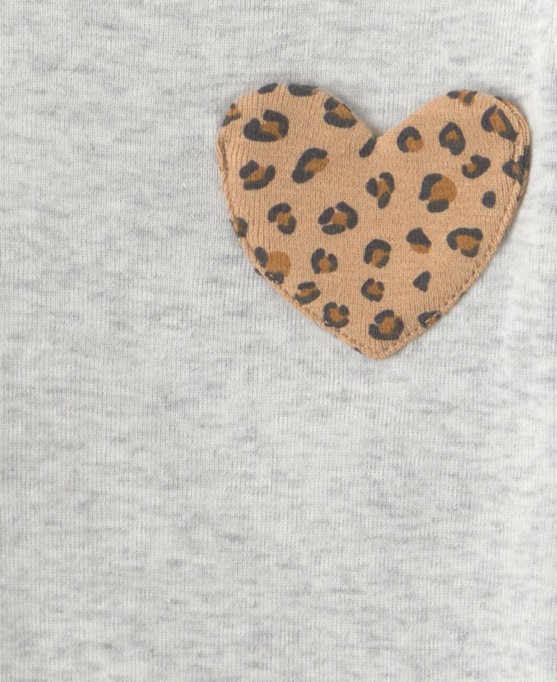 Baby Girls' Leopard Printed Bodysuits, 4-Pack