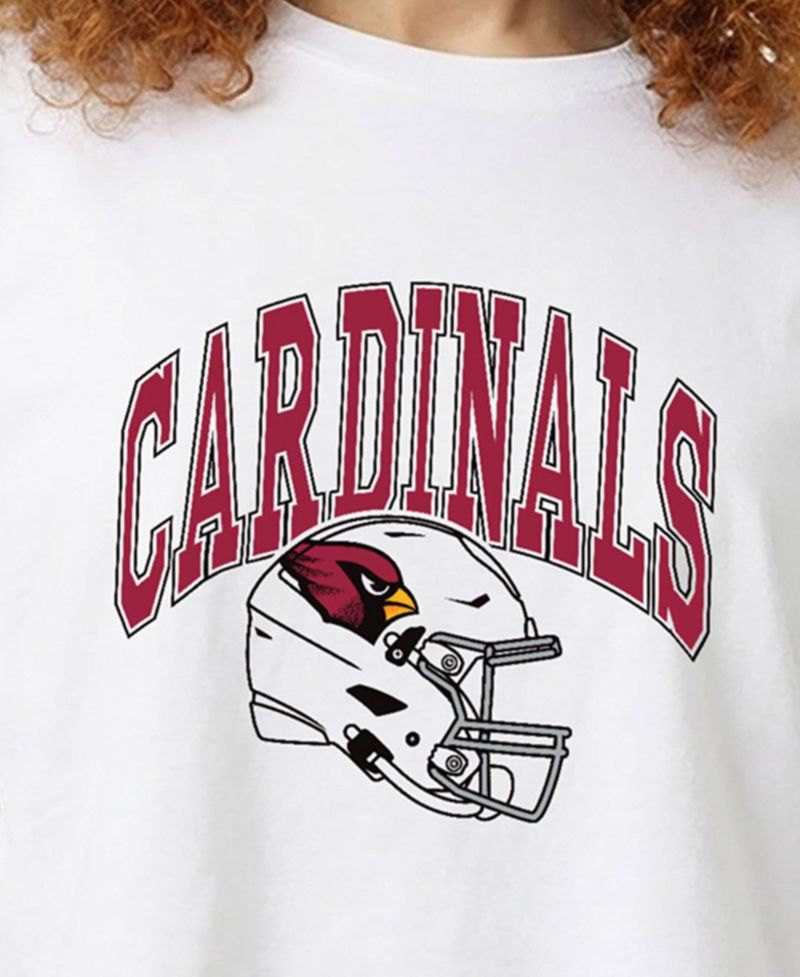 Women's Arizona Cardinals Cropped Boyfriend T-Shirt
