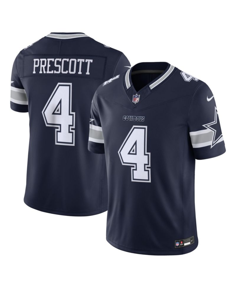 Men's Dak Prescott Navy Dallas Cowboys Team Vapor F.U.S.E. Stitched Limited Jersey