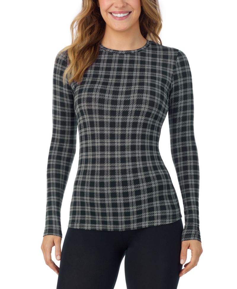 Women's Softwear with Stretch Long-Sleeve Crewneck Top