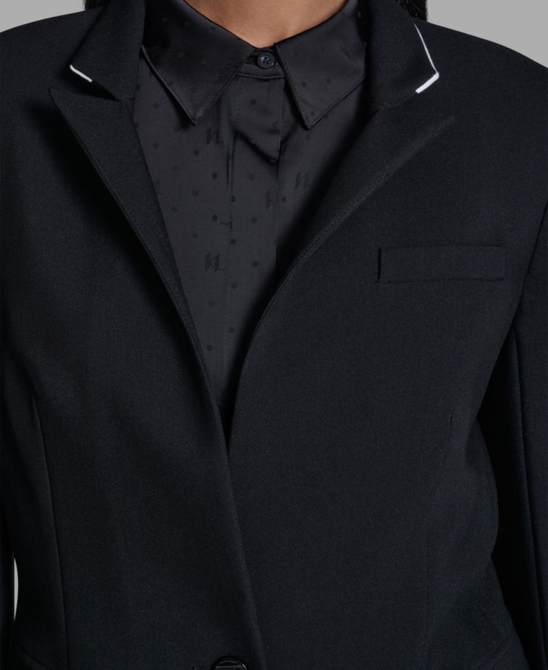 Women's Reverse Lapel One Button Blazer