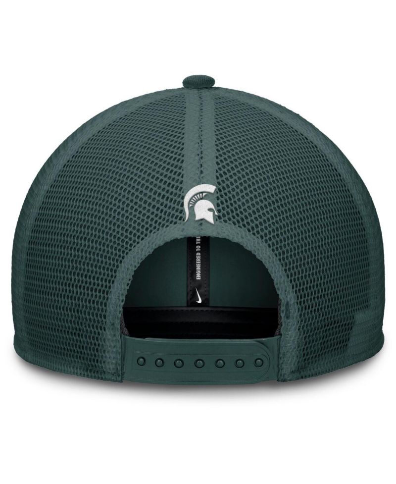 Men's Green Michigan State Spartans Rise Adjustable Hat