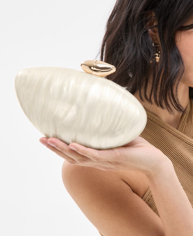 Acrylic Shell Clutch