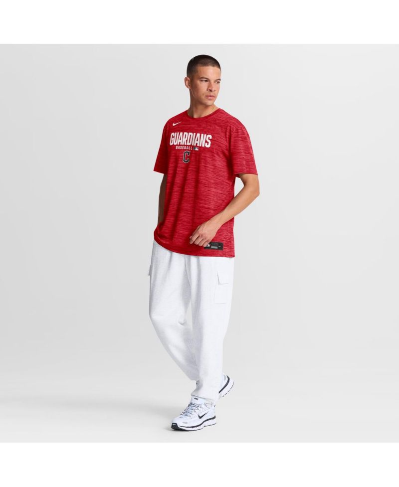 Men's Red Cleveland Guardians Authentic Collection Velocity Dri-FIT T-Shirt