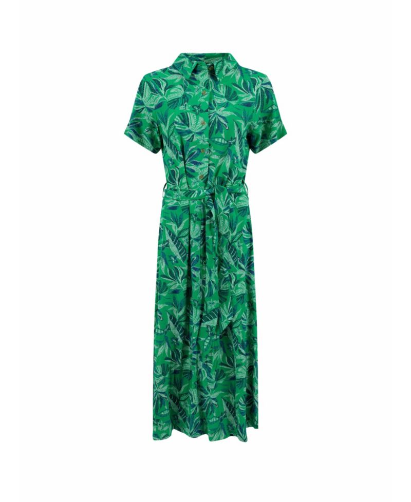 Women's Neem Printed Shirt Dress