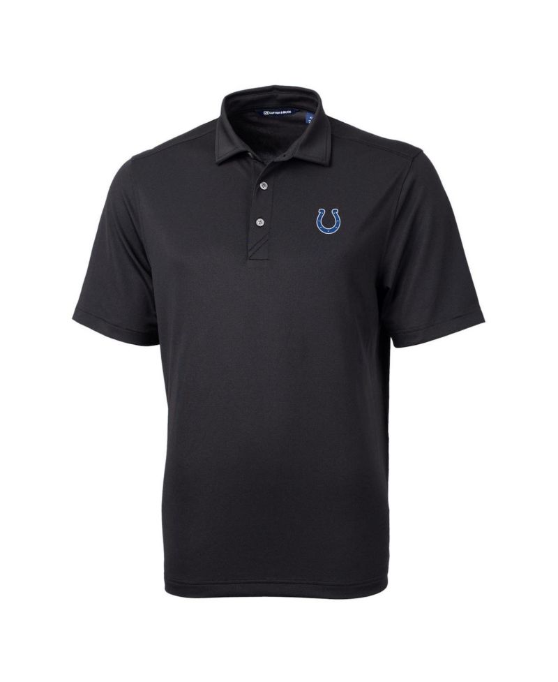 Men's Black Indianapolis Colts Virtue Eco Pique Polo Shirt