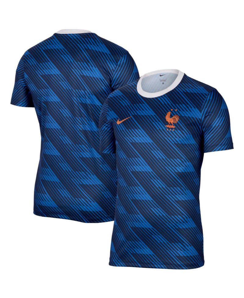 Men's Blue France National Team Home Sublimated Dri-FIT Top