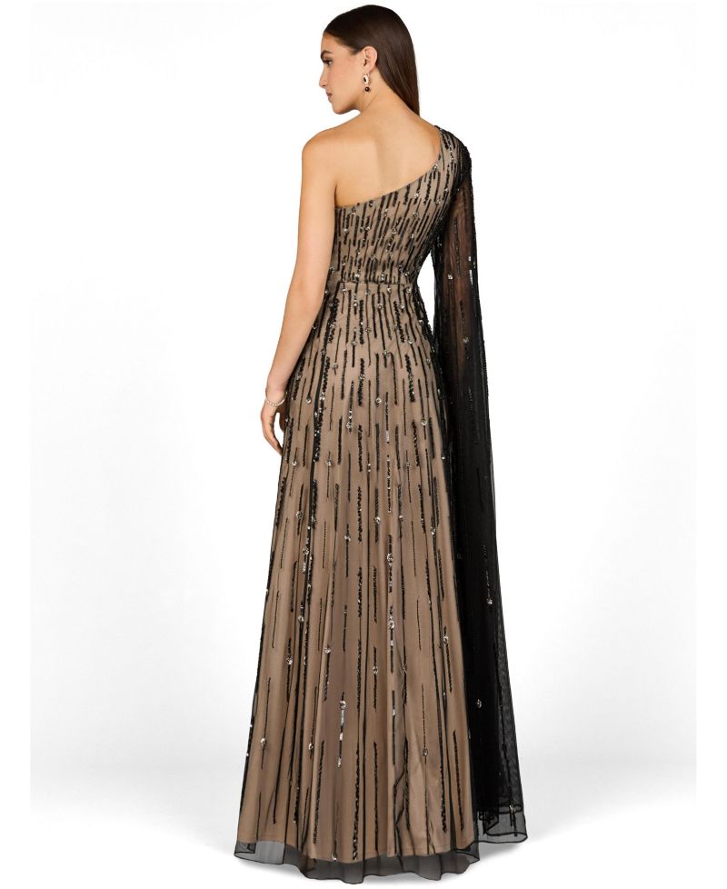 Women's One Shoulder A-Line Gown