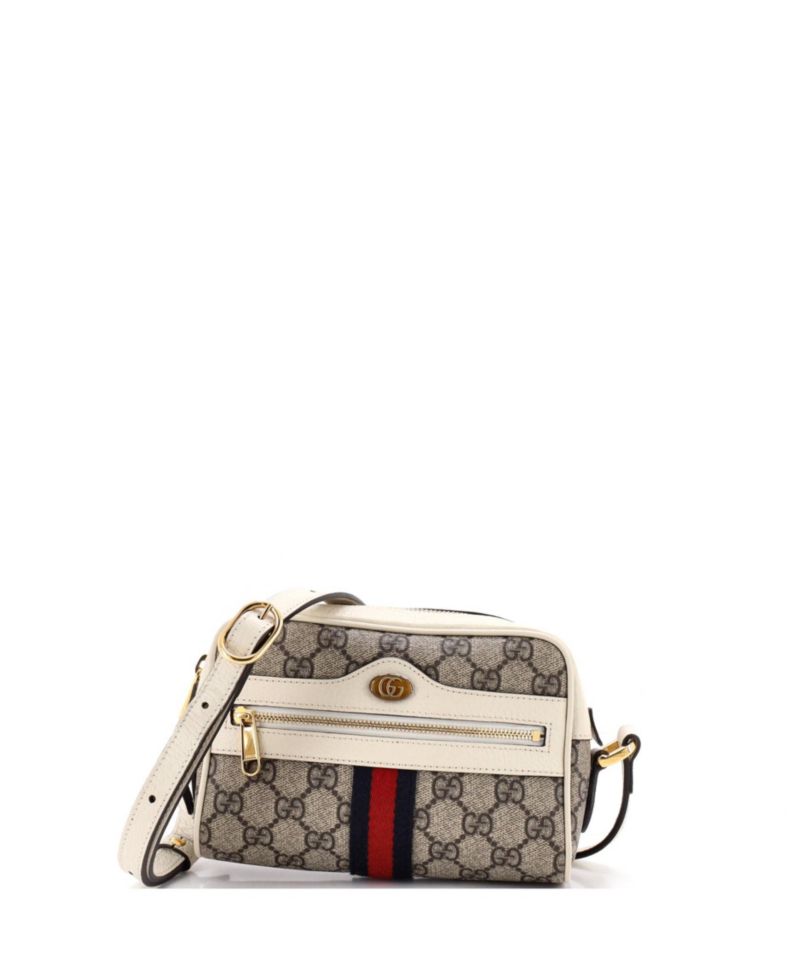 Mini Ophidia Shoulder Bag GG Coated Canvas