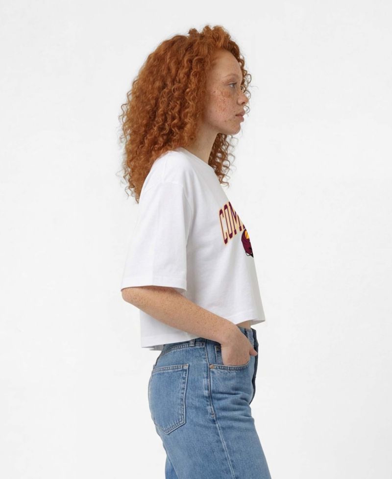 Women's Washington Commanders Boyfriend-Cropped Graphic T-Shirt