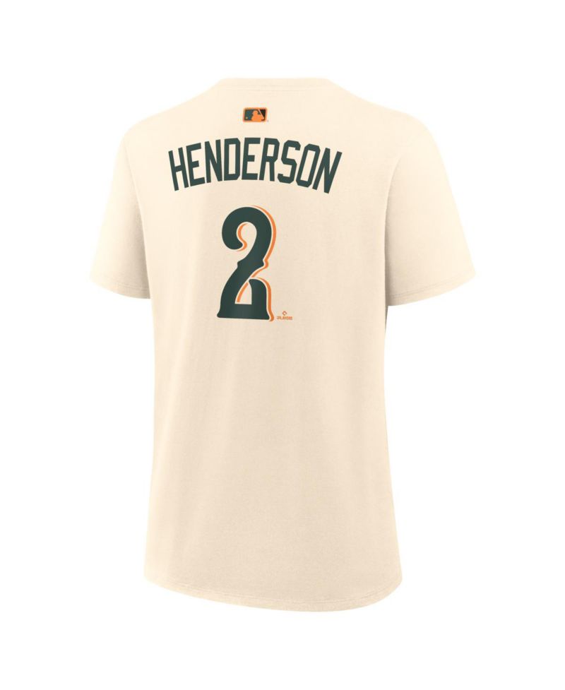 Women's Gunnar Henderson Cream Baltimore Orioles 2026 City Connect Name & Number T-Shirt