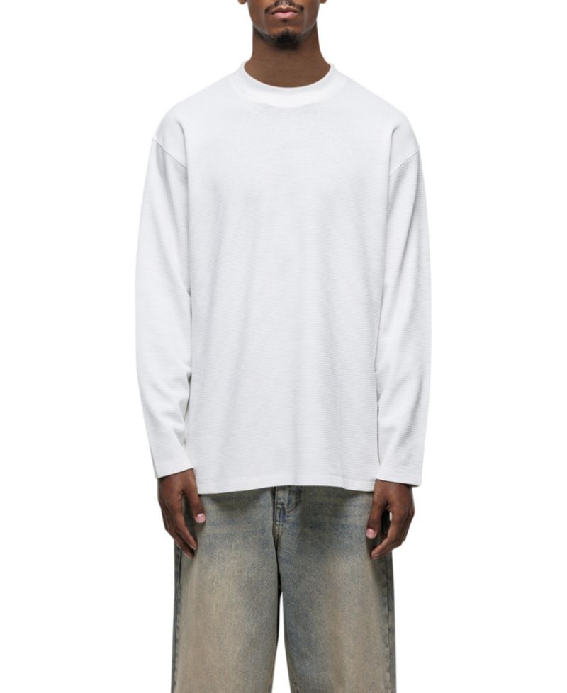 Men's Scribble Long-Sleeve Waffle T-Shirt