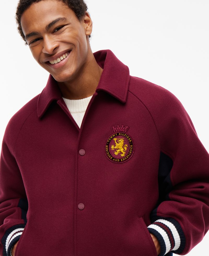 Men's American Icons Wool-Blend Varsity Jacket