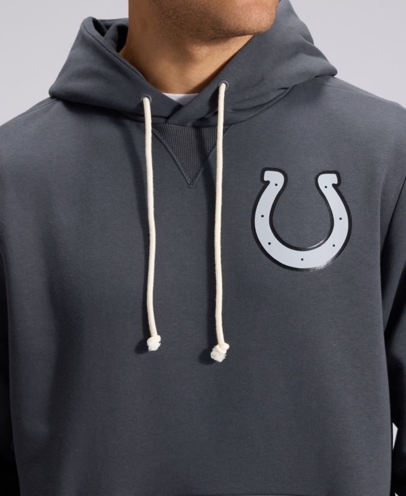 Men's Anthracite Indianapolis Colts 2026 Rivalries Collection Sideline Pullover Hoodie