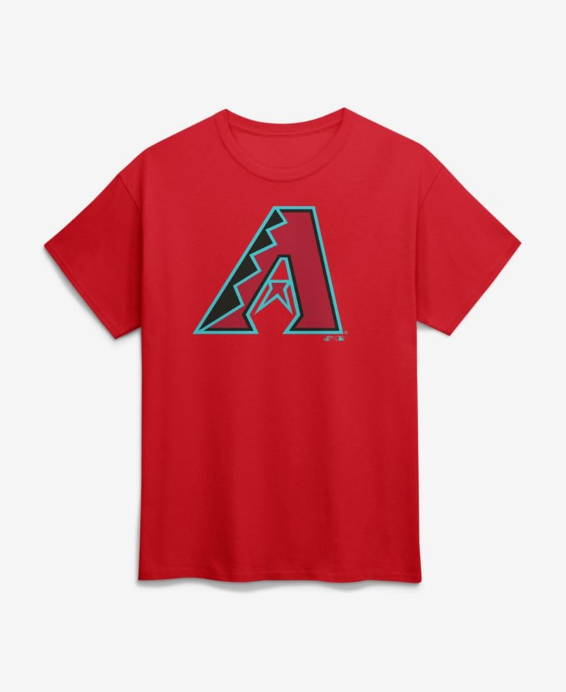 Men's Red Arizona Diamondbacks Logo T-Shirt