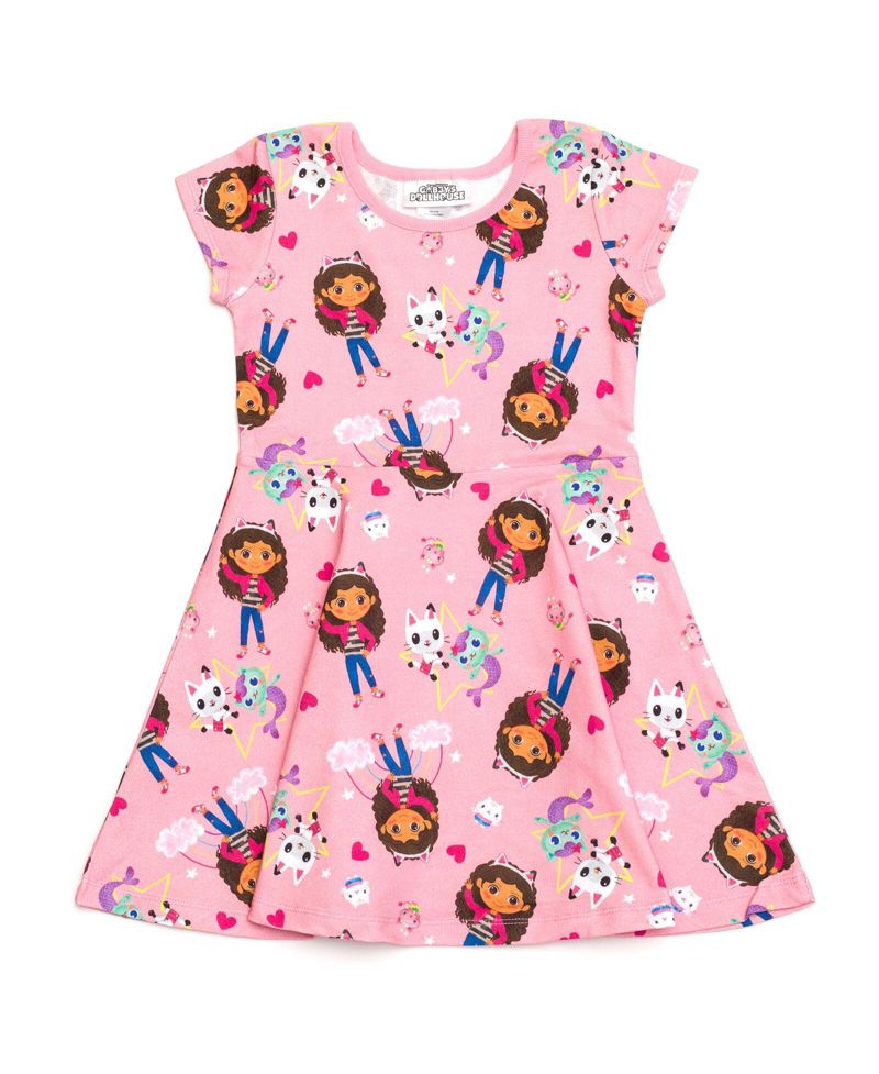 Girls' (6to 12)Short Sleeve Skater Dress