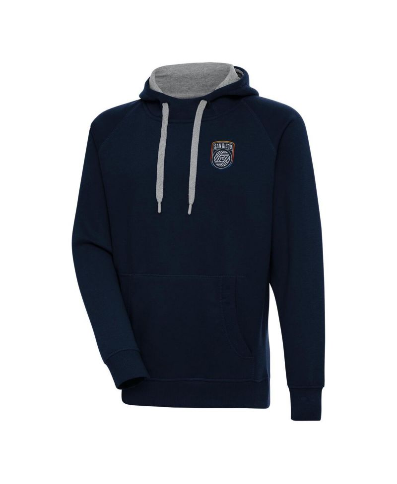 Men's Navy San Diego FC Victory Raglan Pullover Hoodie