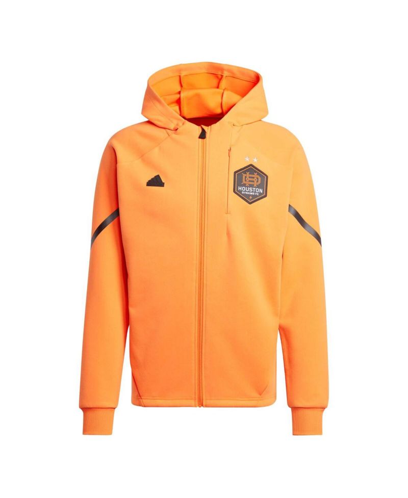 Men's Orange Houston Dynamo FC 2024 Anthem Travel Raglan Sleeve Full-Zip Jacket