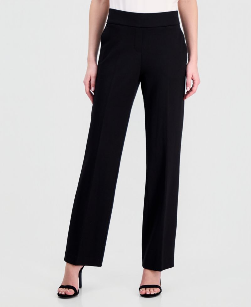 Women's Compression Mid-Rise Pull-On Slash-Pocket Pants
