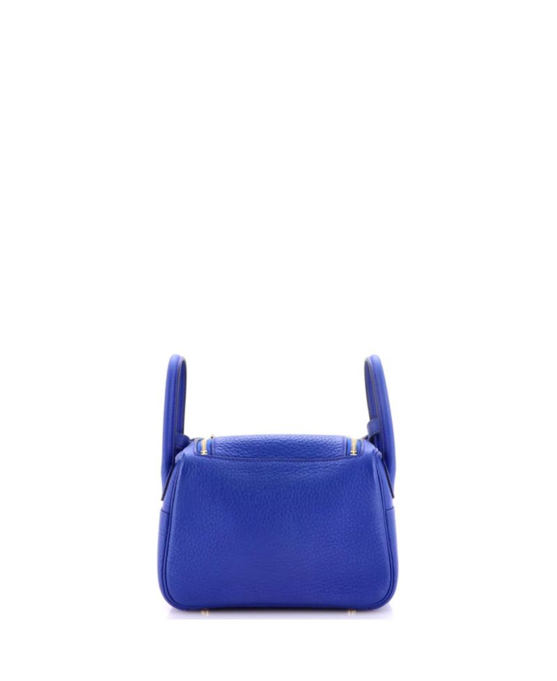 Mini Lindy Quadrille Bag Clemence with Canvas