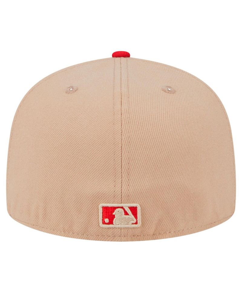 Men's Khaki Cincinnati Reds 59FIFTY Fitted Hat