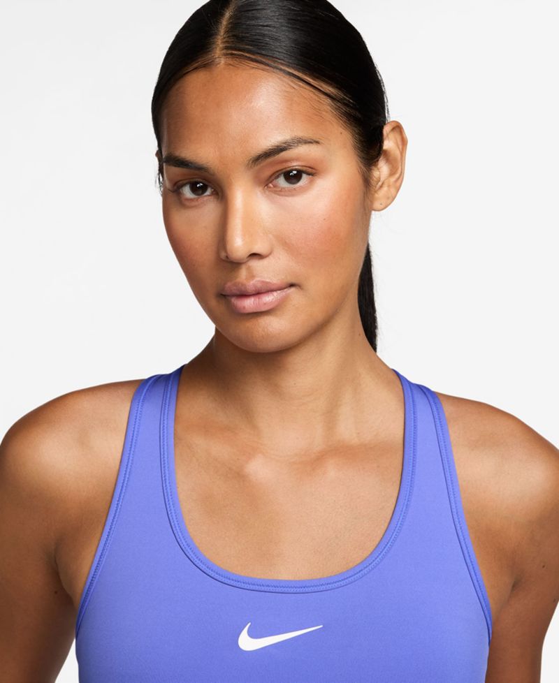 Plus Size Active Medium-Support Padded Logo Sports Bra