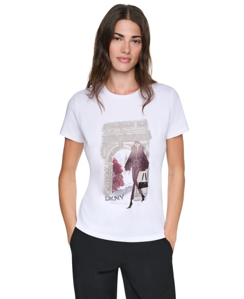 Women's Washington Arch Crewneck Graphic T-Shirt