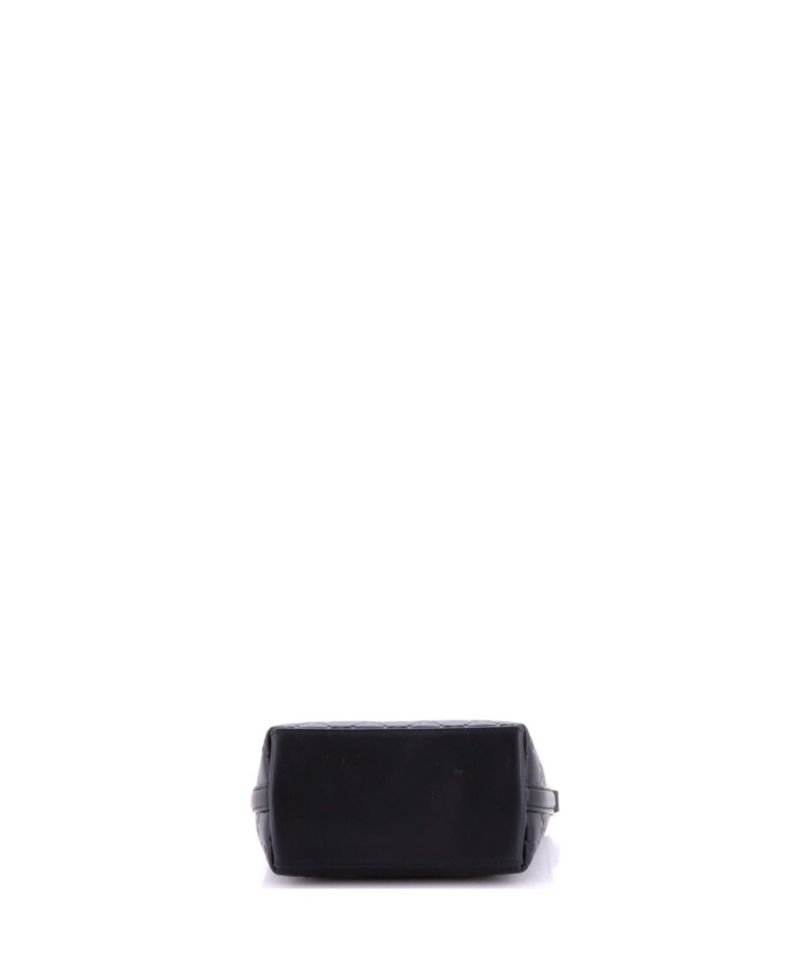 Nano GG Emblem Bucket Bag GG Debossed Leather