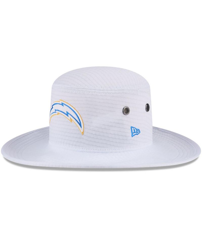 Men's White Los Angeles Chargers 2024 NFL Training Camp Panama Bucket Hat