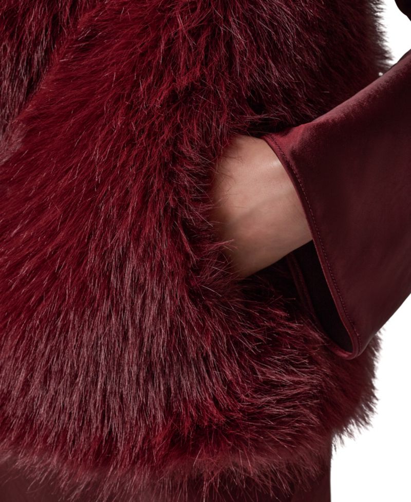 Women's Faux-Fur Sleeveless Vest
