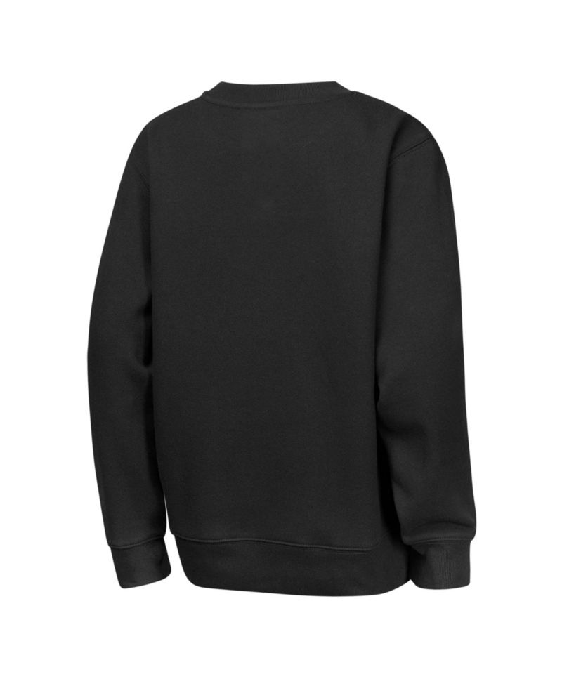 Big Boys and Girls Black Pittsburgh Steelers Run Gun Fleece Sweatshirt