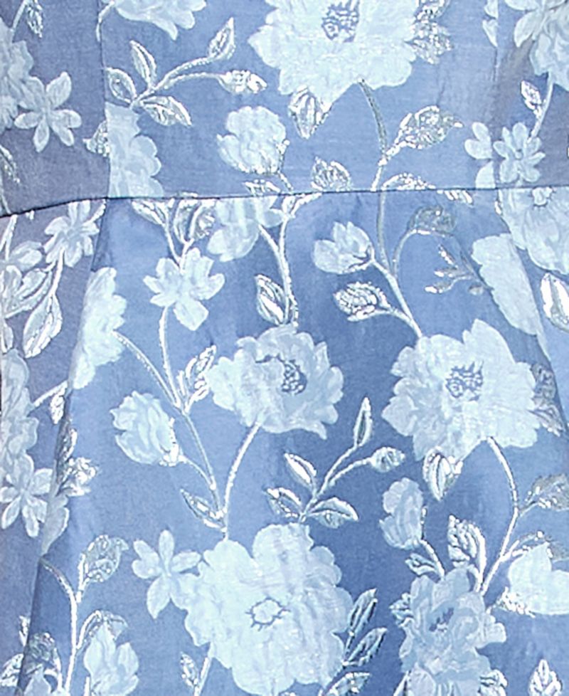 Juniors' Jacquard Midi Dress