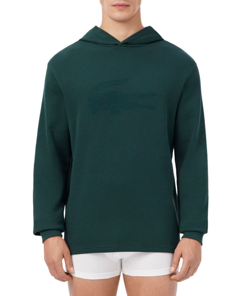 Men's Sleep Waffle-Knit Graphic Hoodie