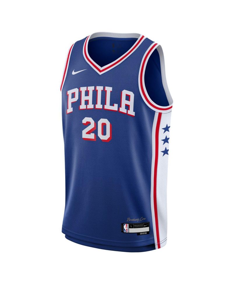 Big Boys and Girls Jared McCain Royal Philadelphia 76ers Swingman Jersey