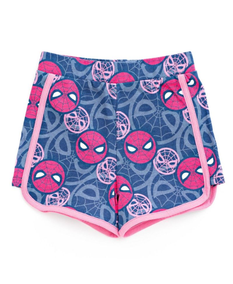 Girls SPIDERMAN Spidey and His Amazing Friends Cosplay Tank Top and Dolphin Active French Terry Shorts Outfit Set
