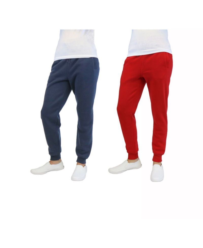 Men's 2-Packs Slim-Fit Fleece Jogger Sweatpants