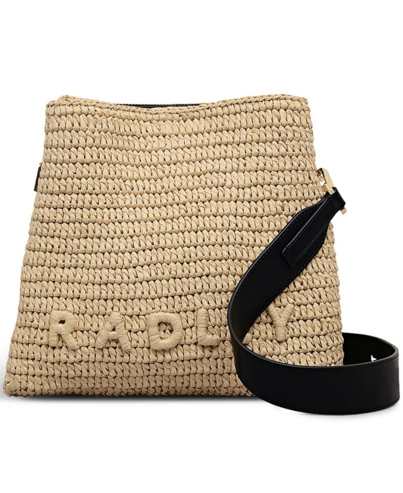 Raffia Small Compartment Crossbody Bag