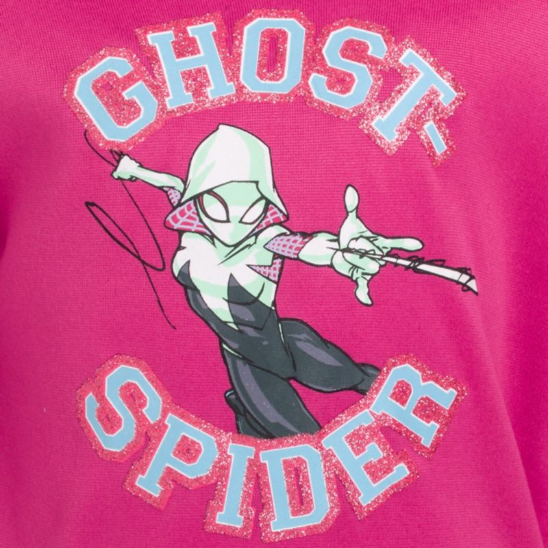 Little Girls Spider-Man (4-6X) Spider Gwen Fleece Sweatshirt and Pants Set