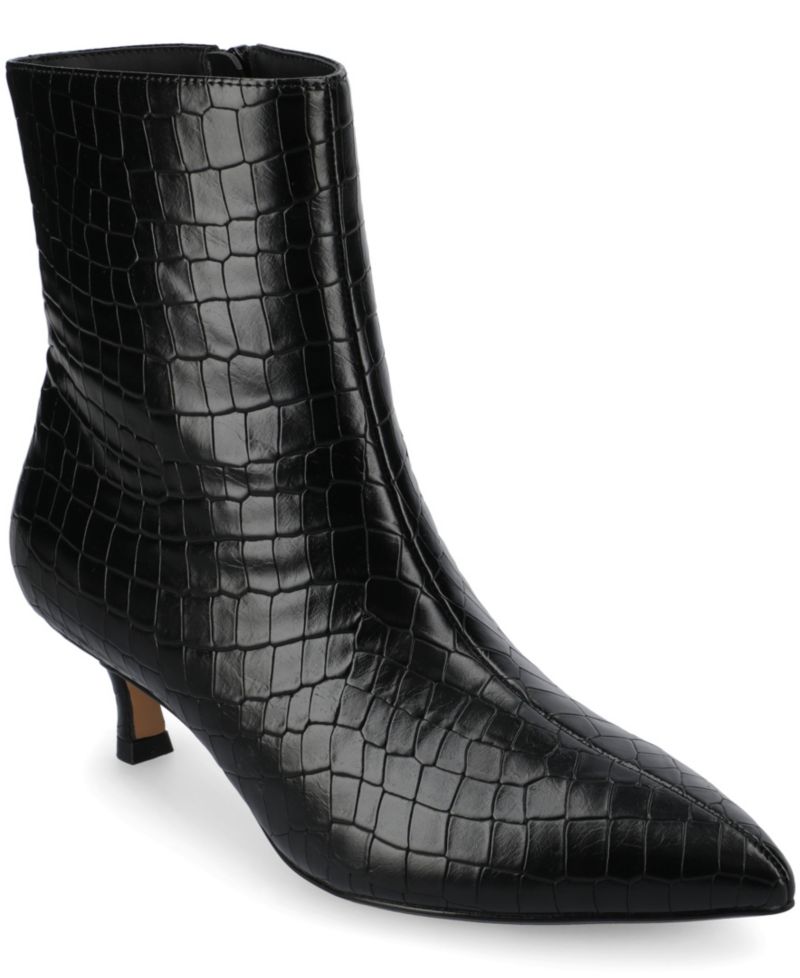 Women's Arely Kitten Heel Pointed Toe Dress Booties