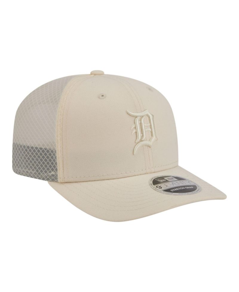 Men's Light Beige Detroit Tigers Color Pack COOLERA 9SEVENTY Trucker Adjustable Hat