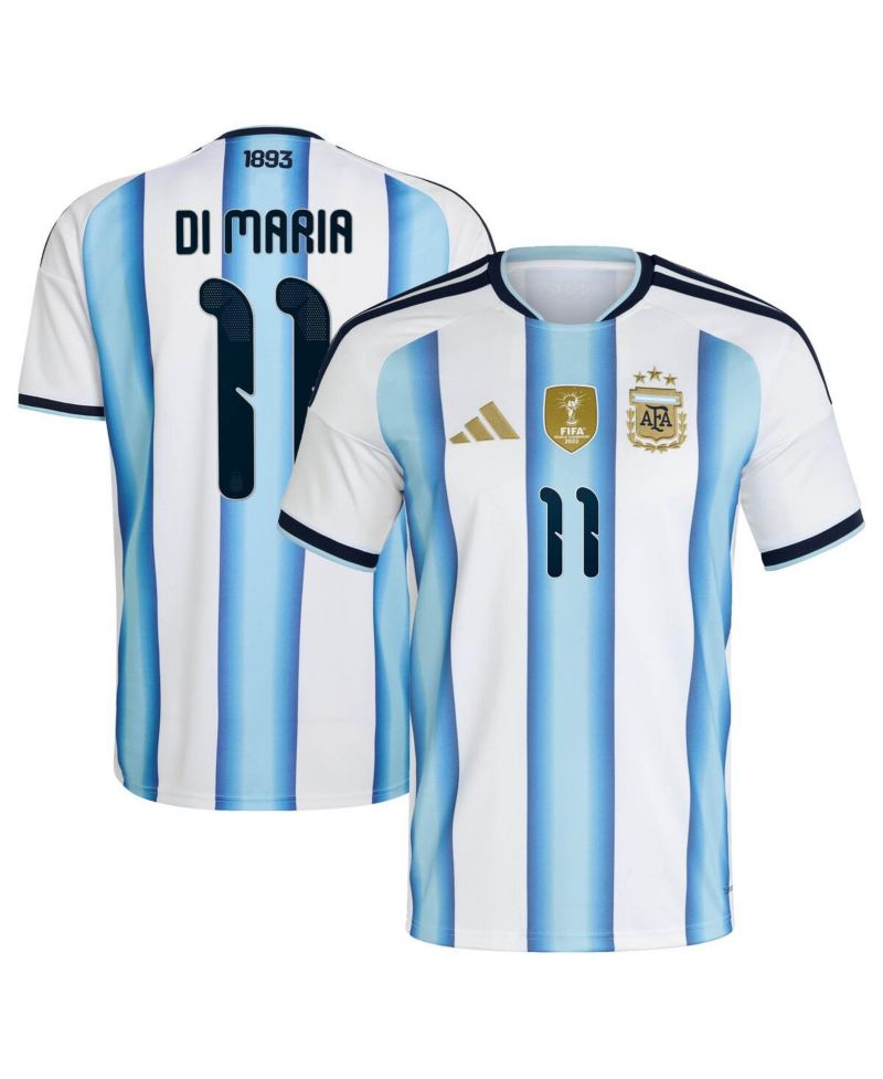 Men's Angel Di Maria White Argentina National Team 2026 Home Replica Jersey