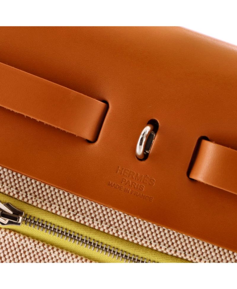 31 Herbag Zip Berline Vache Canvas and Leather