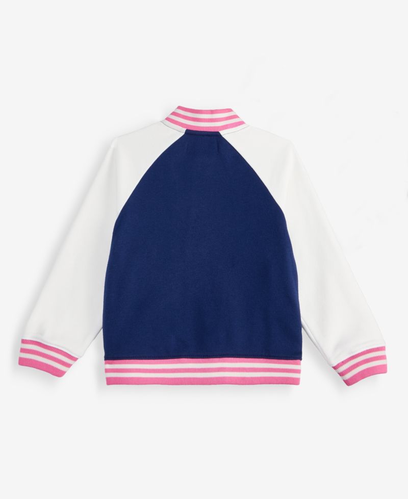 Toddler Girls' (12M-5T) Fleece Bomber Jacket