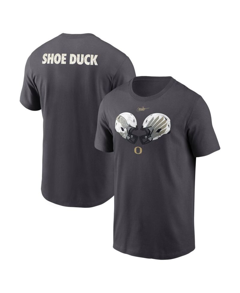 Men's Anthracite Oregon Ducks Shoe Duck Unstoppable Force Dri-FIT T-Shirt